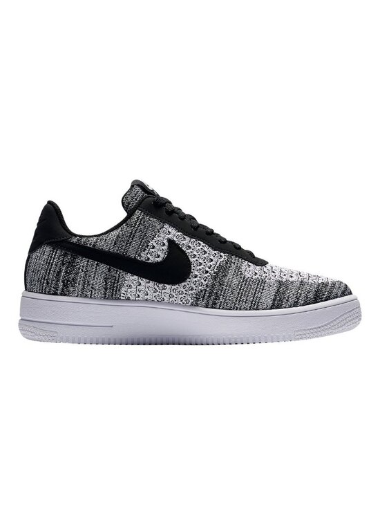 Nike Air Force 1 Flyknit 2.0 Size 8.5 Men Sneakers Black Platinum AV3042-001 NEW main image 7